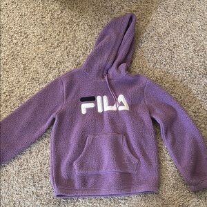 Fila Lavender Sherpa Hoodie
